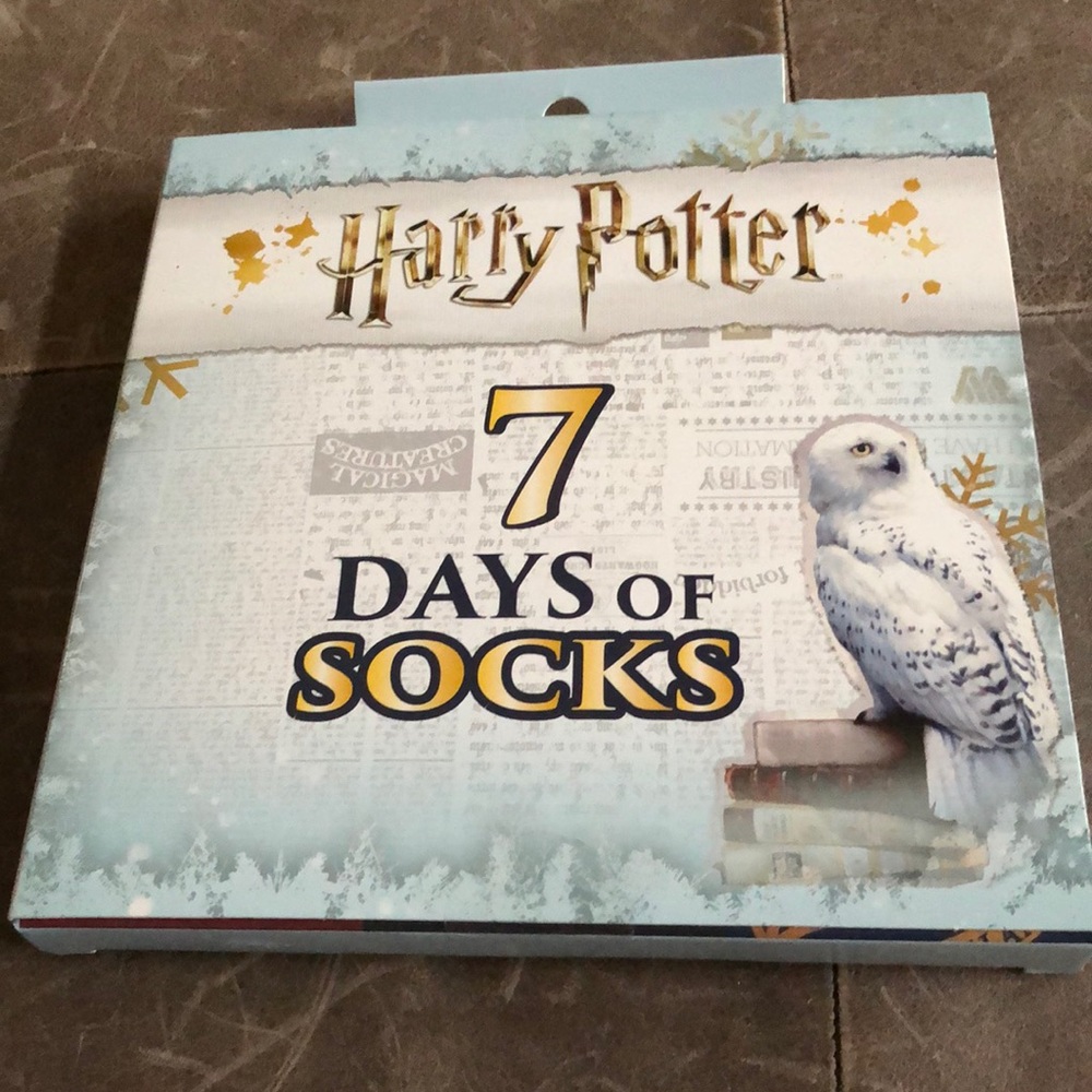Harry Potter sock advent calendar